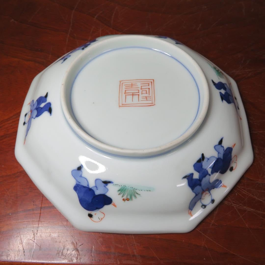 八角鉢 八角皿 九谷 花草 草花 果実 ザクロ その1 - WWW.AQUAVENUS.JP