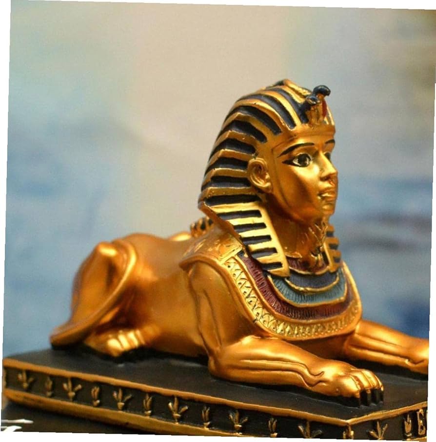 Amazon.co.jp: スフィンクス像 置物 樹脂製 エジプト スフィンクス像