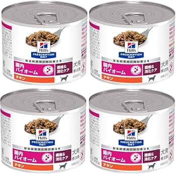 Amazon.co.jp: ヒルズ 犬用 腸内バイオーム 繊維＆消化ケア チキン缶