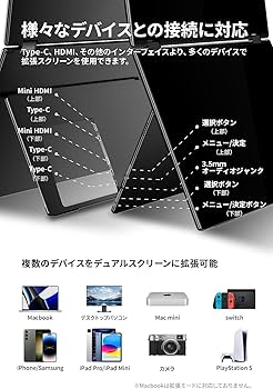Amazon.co.jp: EHOMEWEI デュアルモニター 16インチ QLED 2.5K