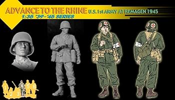 Amazon | ドラゴン 1/35 第二次世界大戦 アメリカ第1軍兵士 ライン川