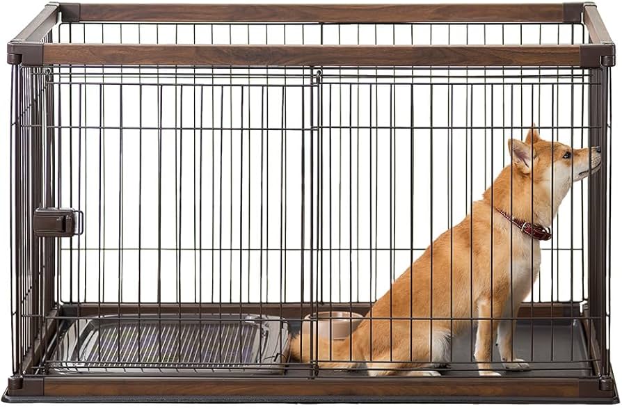 Amazon | アイリスオーヤマ 犬 サークル ウッディサークル