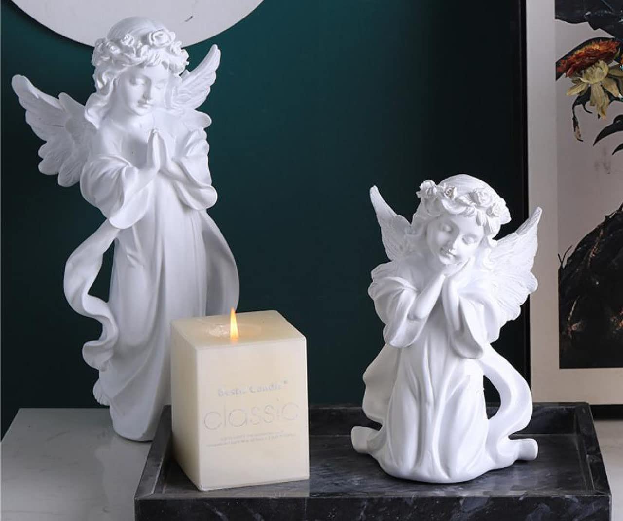 Baccarat バカラ】笛を吹く天使/エンジェル/置物/オブジェ/クリスタル