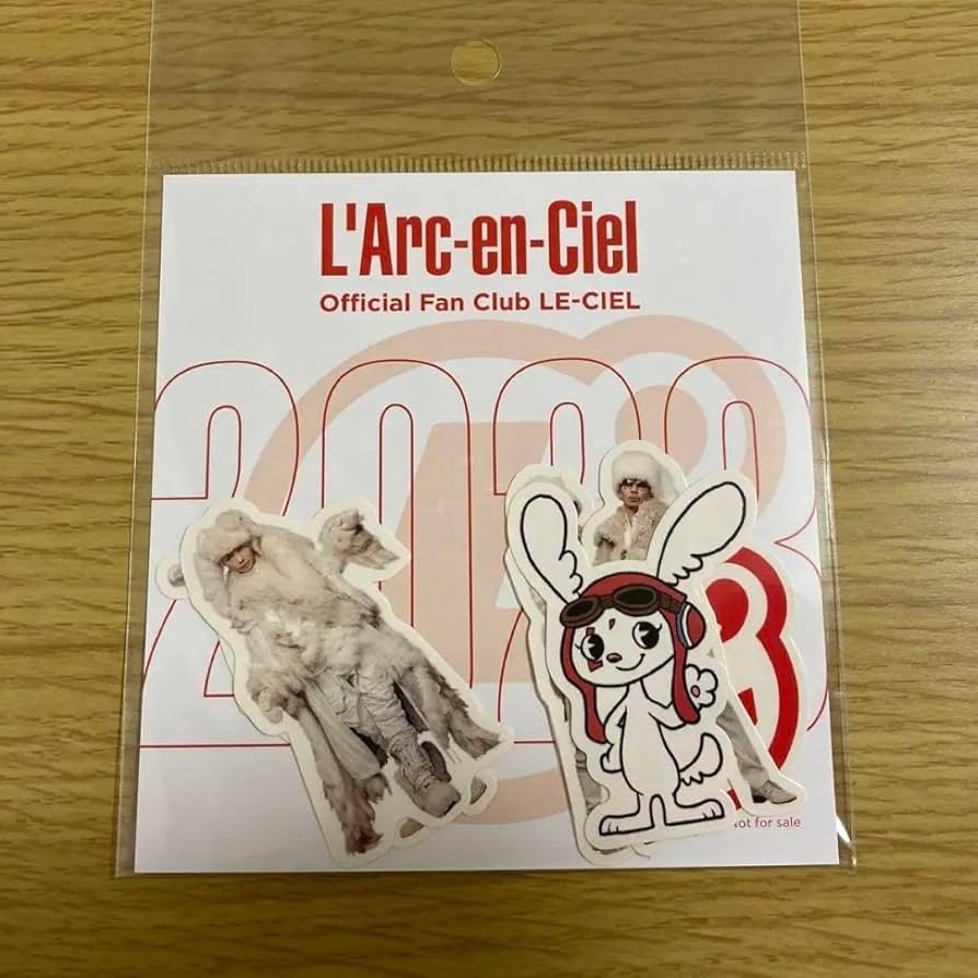 ラルクアンシエル 非売品お正月プレゼント オリジナルフレークシール
