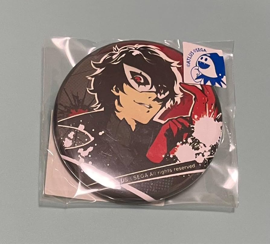 ペルソナ5 総攻撃 主人公 缶バッジ コトブキヤ ジョーカー 雨宮蓮 2個
