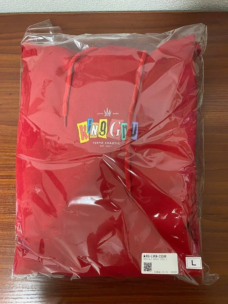 Amazon.co.jp: キングヌー SPECIALZ HOODIE RED Lサイズ 赤 : ファッション