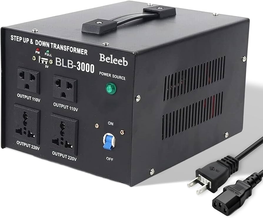 Amazon.co.jp: 3000W 変圧器 ac 100v/110v to 220v-240v 230v/220v to