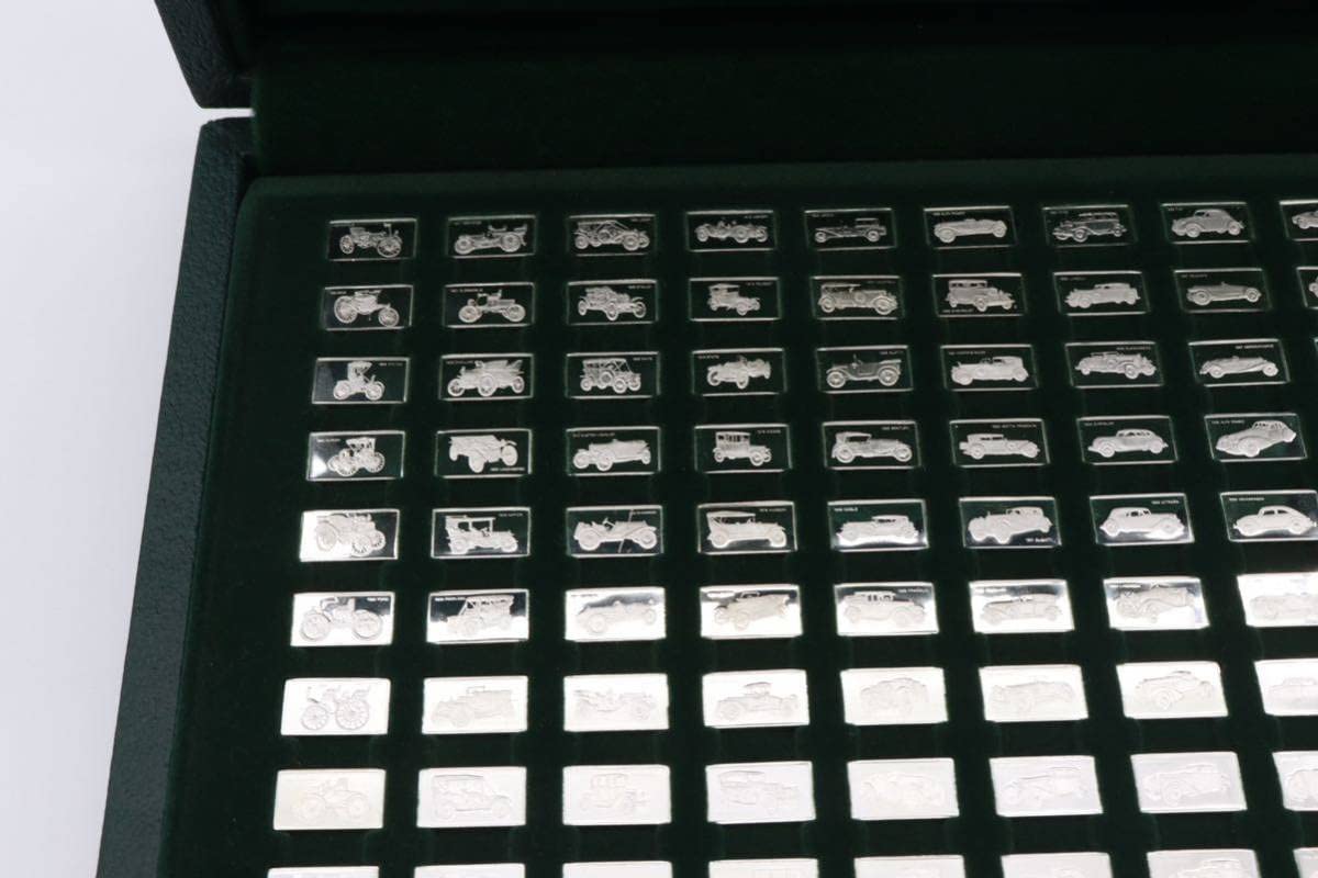偉大なる自動車100種純銀製ミニチュア・コレクション限定盤
