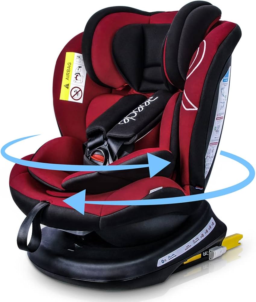 Amazon | Reecle チャイルドシート 360° 回転式 新生児-12歳頃 (0-36kg