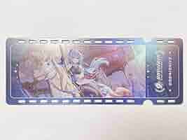 原神 胡桃 チケット風カード チケットホルダー付き 原神 胡桃 チケット