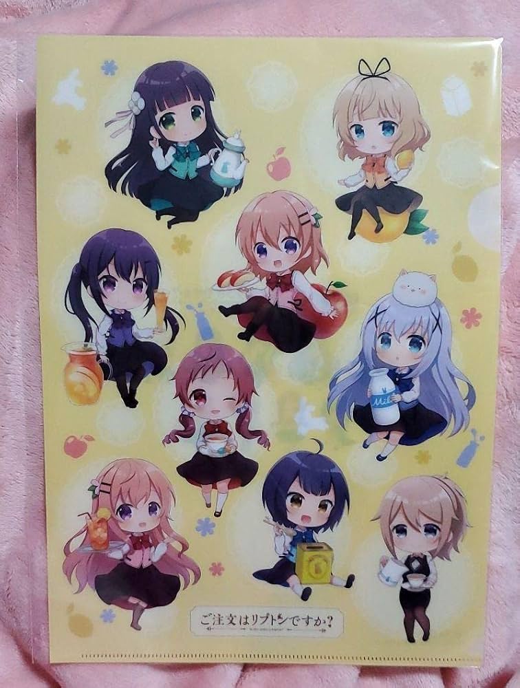 Amazon.co.jp: ごちうさ クリアファイル リプトン 当選 ご注文はうさぎ