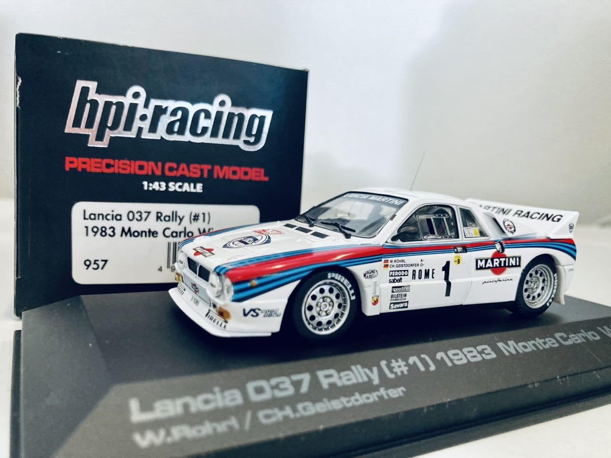 レア 限定品 hpi 1/43 ランチア 037 ラリー #1 1983 957 Amazon | 【】1/43