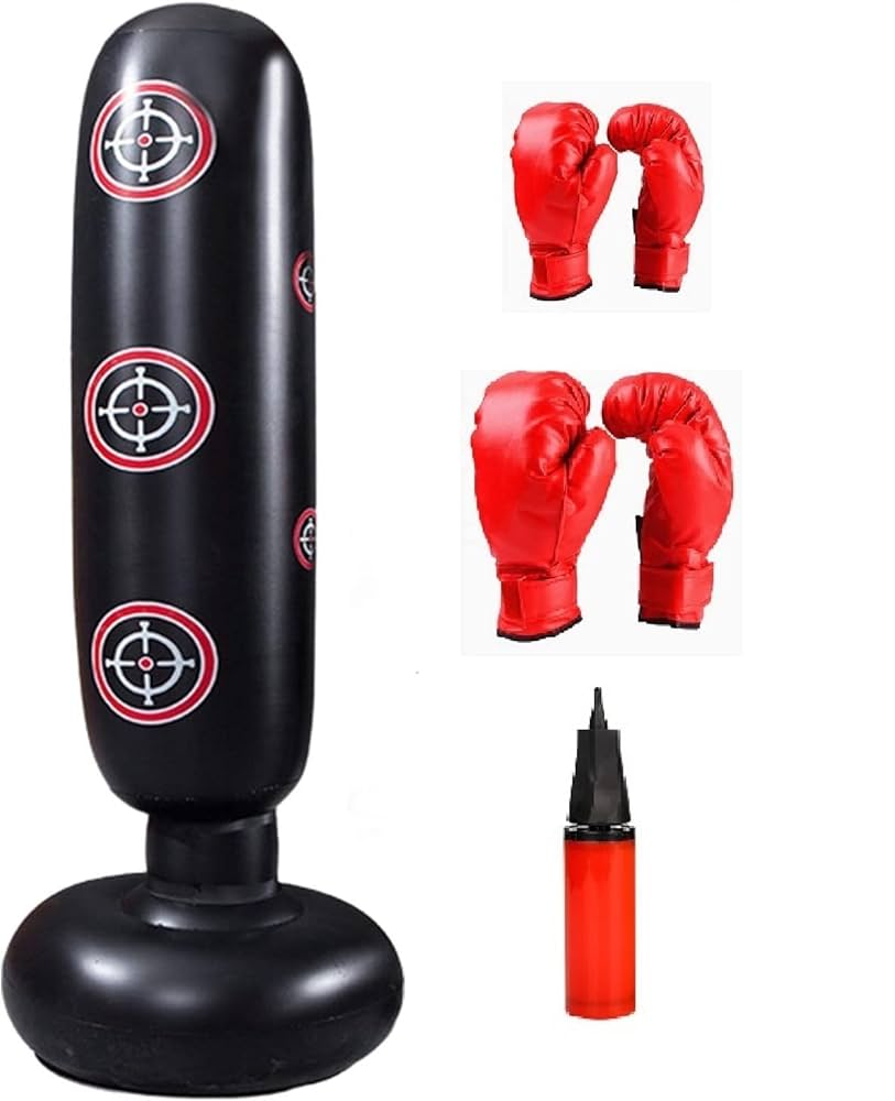 受付終了 。サンドバッグ、ボクシングセット。