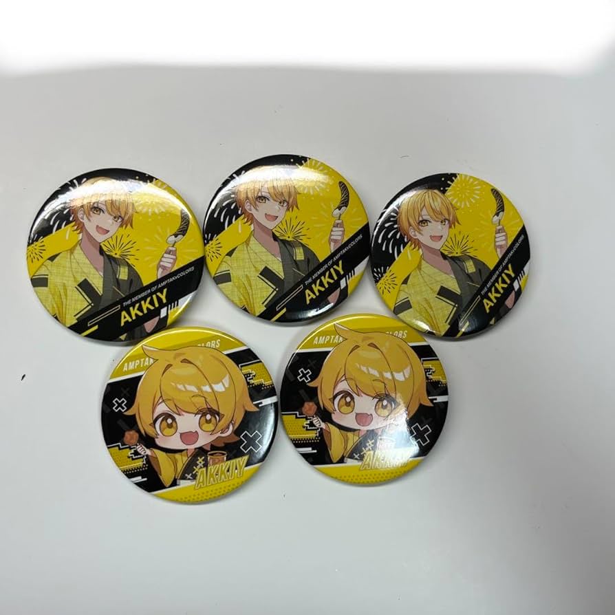 AMPTAKxCOLORS あっきぃ くん 特典 缶バッジ Amazon.co.jp: AMPTAK