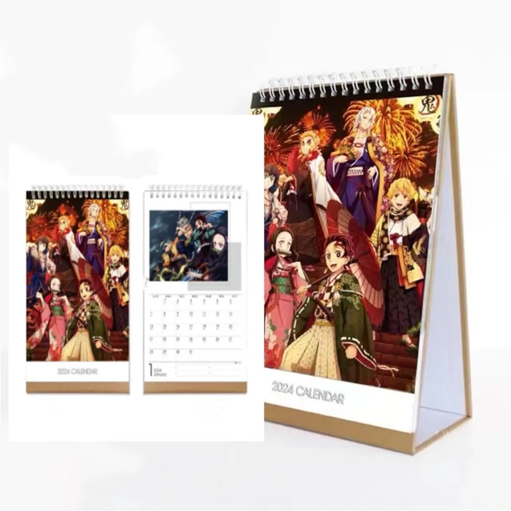 鬼滅の刃 コミックカレンダー 2024 絵不足あり JCS限定 鬼滅の刃