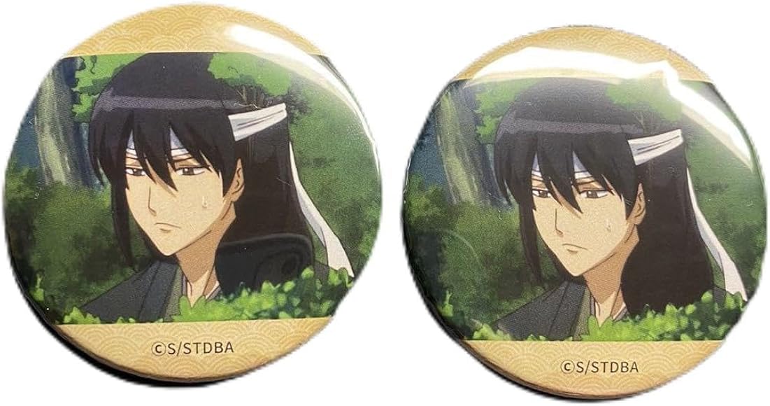 銀魂 希少 初期 ナンジャタウン ジャスタウェイ倒し 景品 缶バッジ 桂