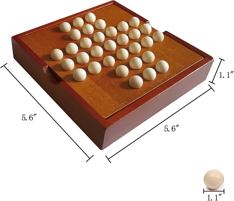 Amazon.co.jp: ソリティアボードゲーム ジャンピングビー玉 ペグ