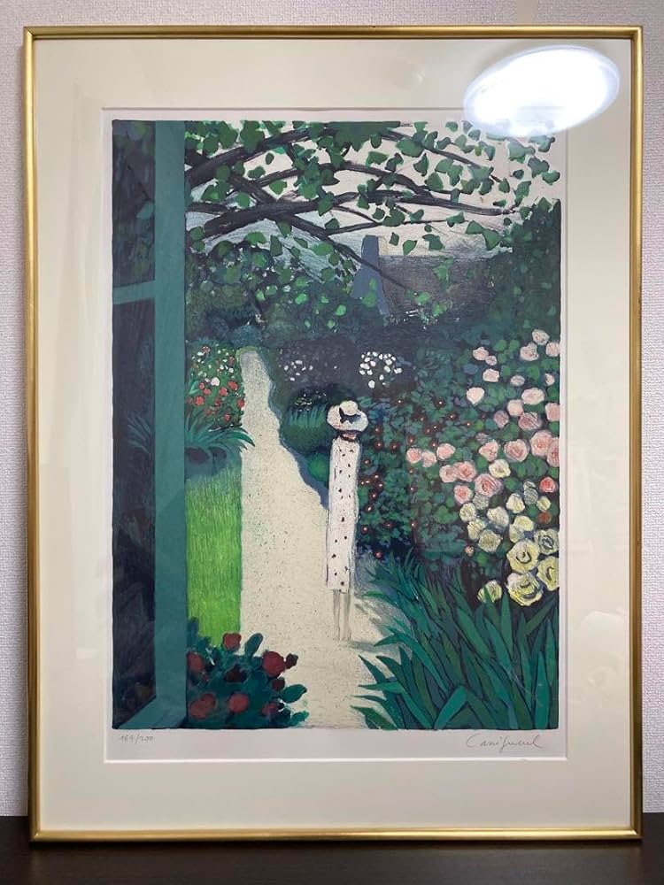 真作保証】ジャン・ピエール・カシニョール「秋の色」リトグラフ 版画