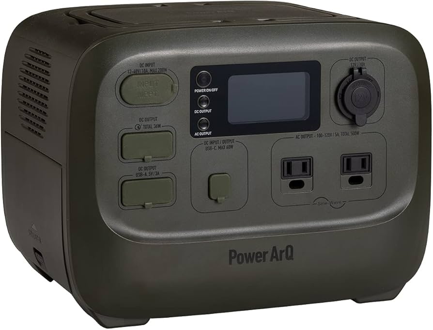 Amazon.co.jp: SmartTap ポータブル電源 PowerArQ3 オリーブドラブ