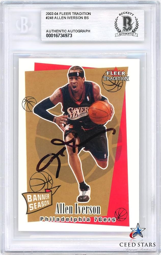 NBA アレン・アイバーソン直筆サインカード