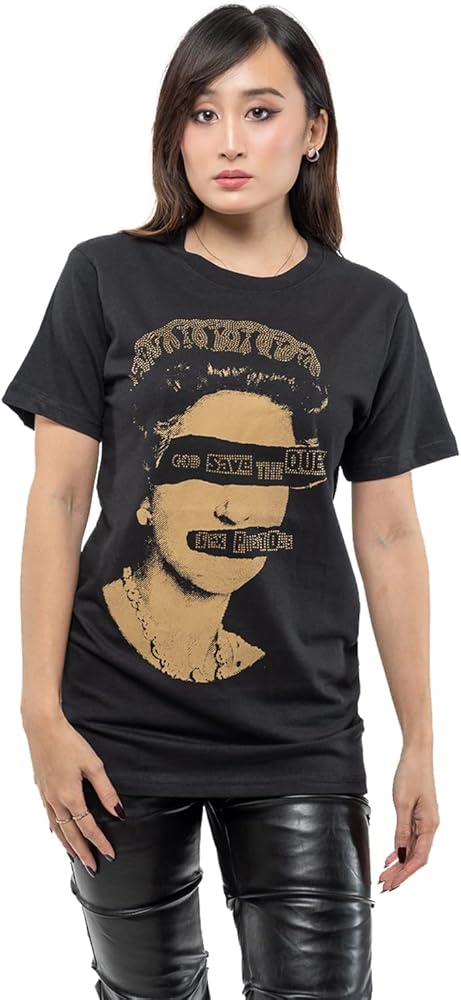 Amazon.com: Sex Pistols The T Shirt God Save The Queen Diamante