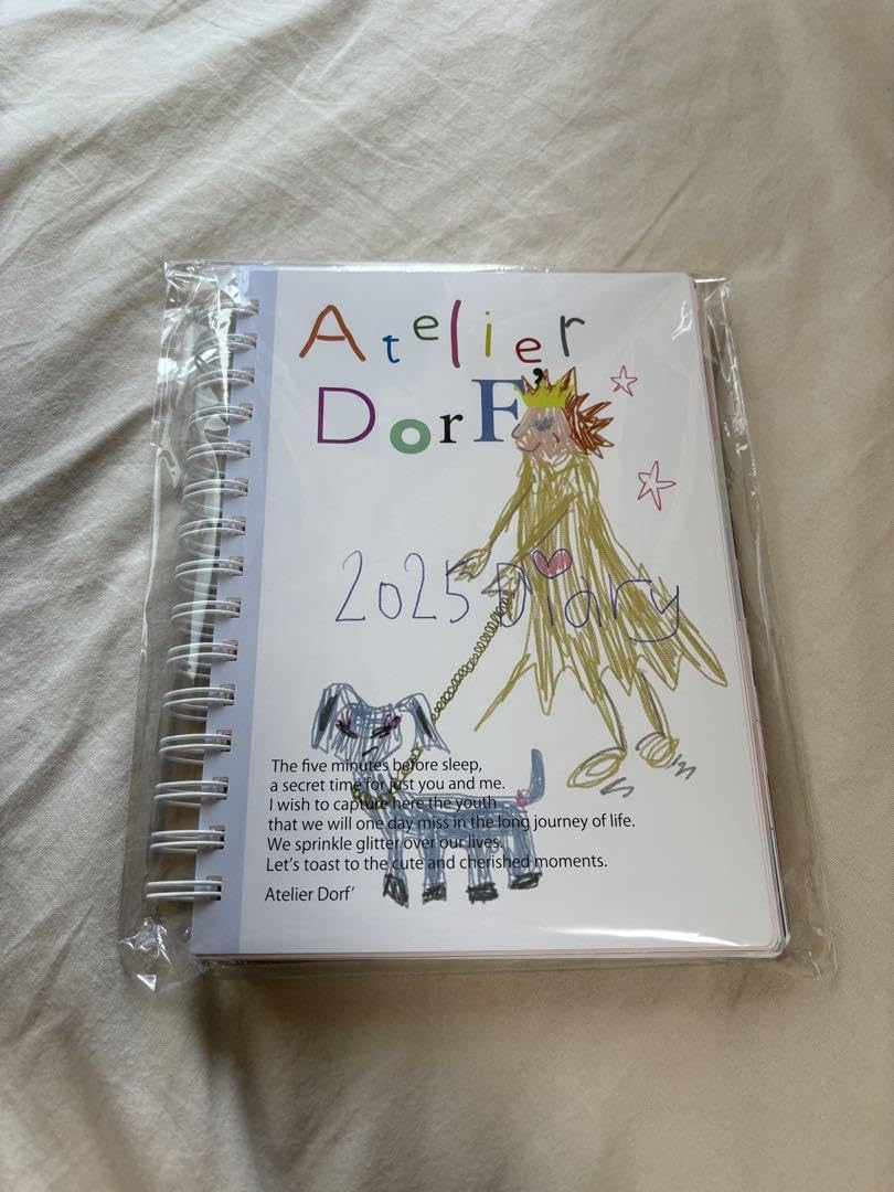 Atelier Dorf 2025 スケジュール帳 加藤愛里 Atelier Dorf