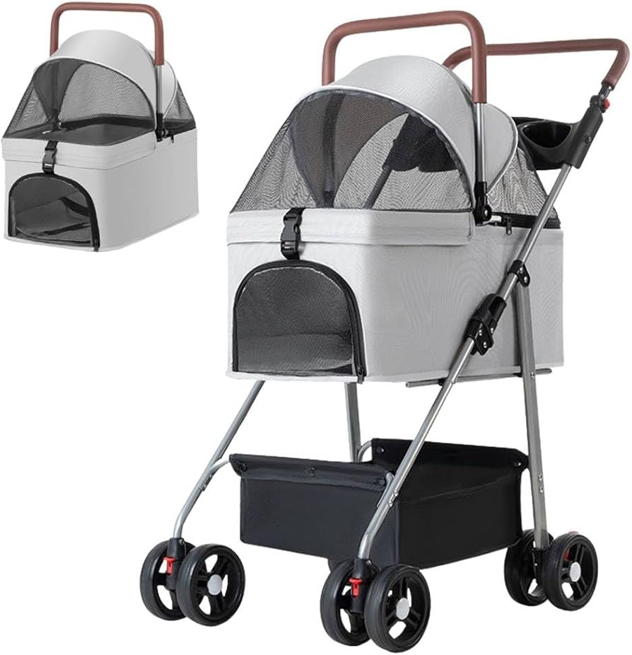 Amazon.co.jp: seathestars ペットカート 小型犬 分離型 対面両用 軽量