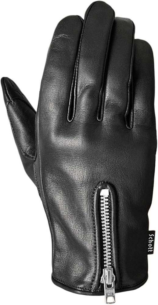 Amazon | Schott ショット 3109075 ZIP LEATHER GLOVE（ジップ レザー