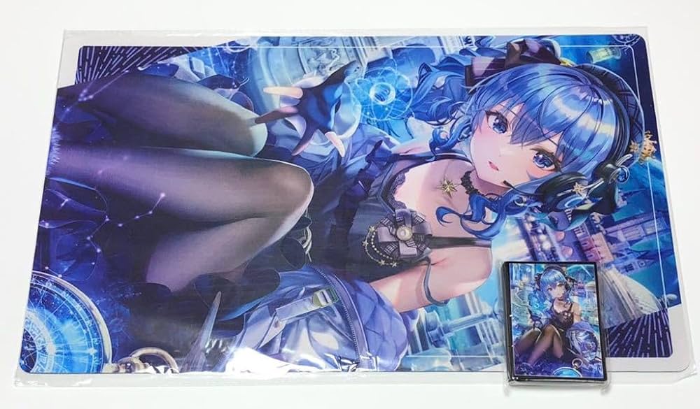 サンパン ホロライブ スリーブ プレイマット 星街すいせい ウルフ