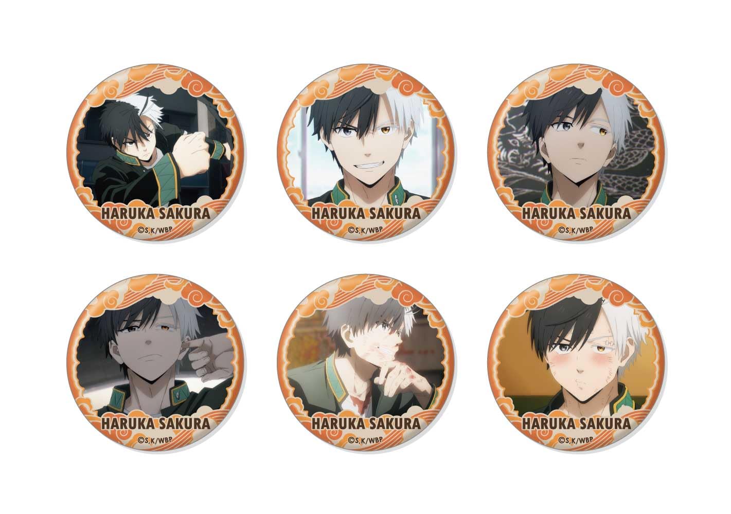 WIND BREAKER ウィンブレ 桜遥 ロフト メタリック缶バッジ 10点 WIND