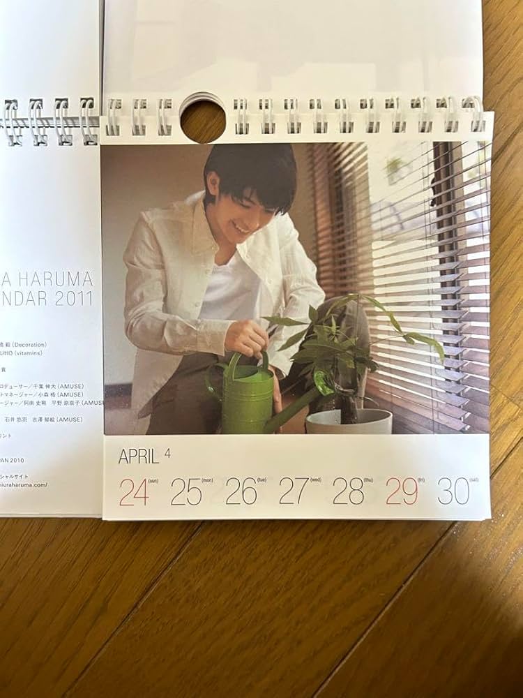 三浦春馬 カレンダー 2011年 開封済 三浦春馬 カレンダー 2011年 開封済