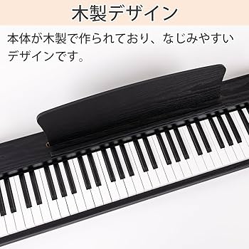 Amazon | Carina 電子ピアノ 88鍵盤 スタンド椅子セット キーボード
