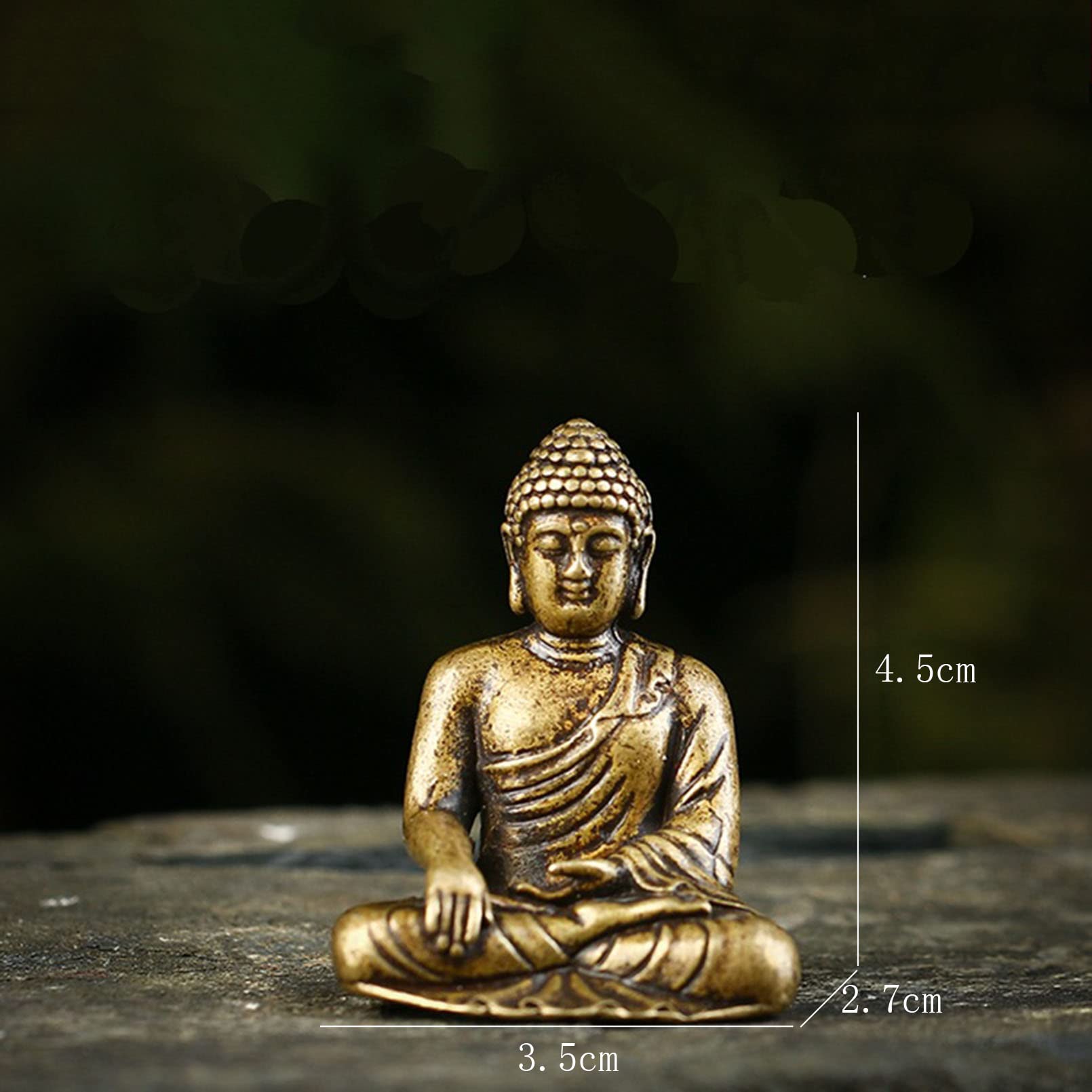 仏教美術 仏像 釈迦仏像 仏堂奉納 銅製 鎮宅辟邪 開運風水 招財 置物工芸品