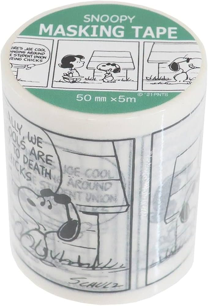 Amazon | S&Cコーポレーション スヌーピー マスキングテープ 50mm幅