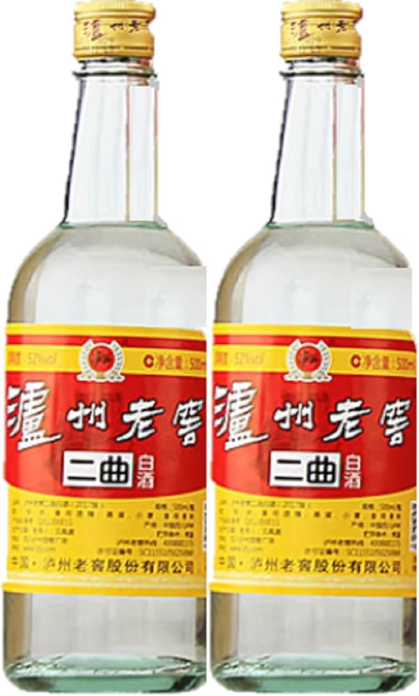 Amazon.co.jp: 2点セット 瀘州老窖 ろしゅうろうこう 二曲酒 中国 白酒