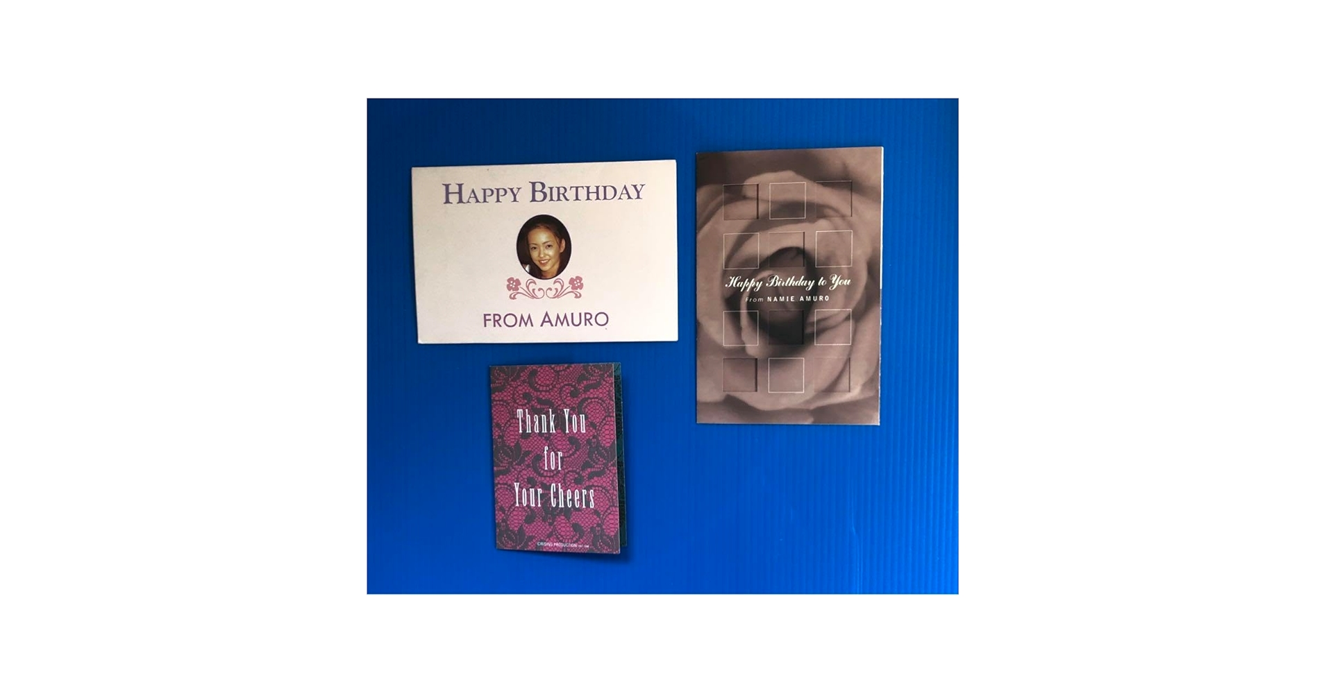 140、安室奈美恵誕生日メッセージカード&初期会員￼継続特典 140