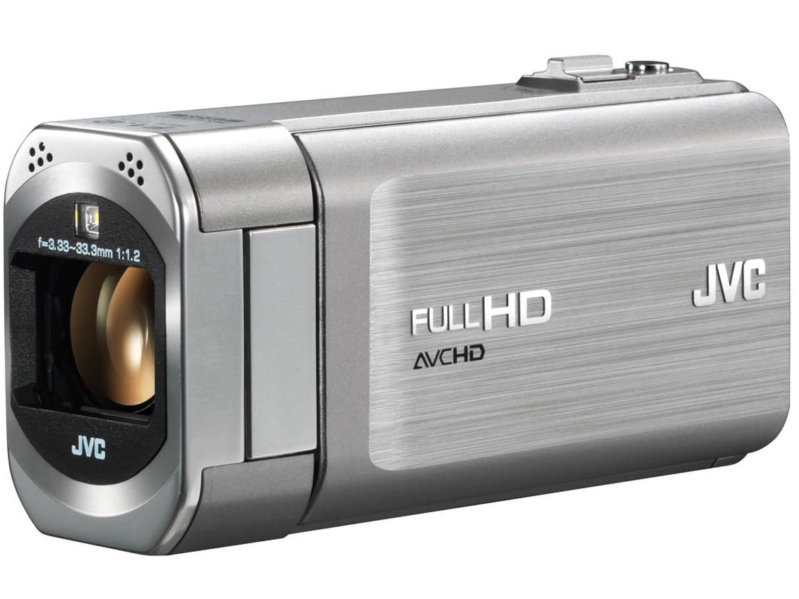 中古】JVC Everio 8GB内蔵メモリー フルハイビジョンビデオカメラ GZ
