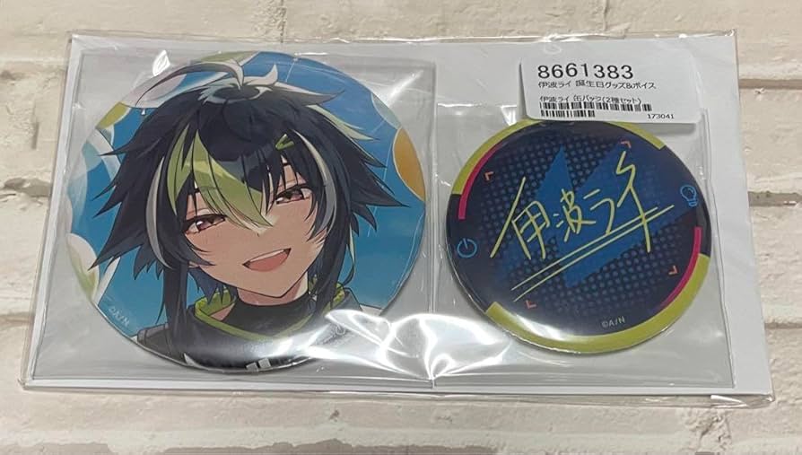 にじさんじ 伊波ライDytica 2周年 缶バッジ 12個 伊波ライ 2周年 缶