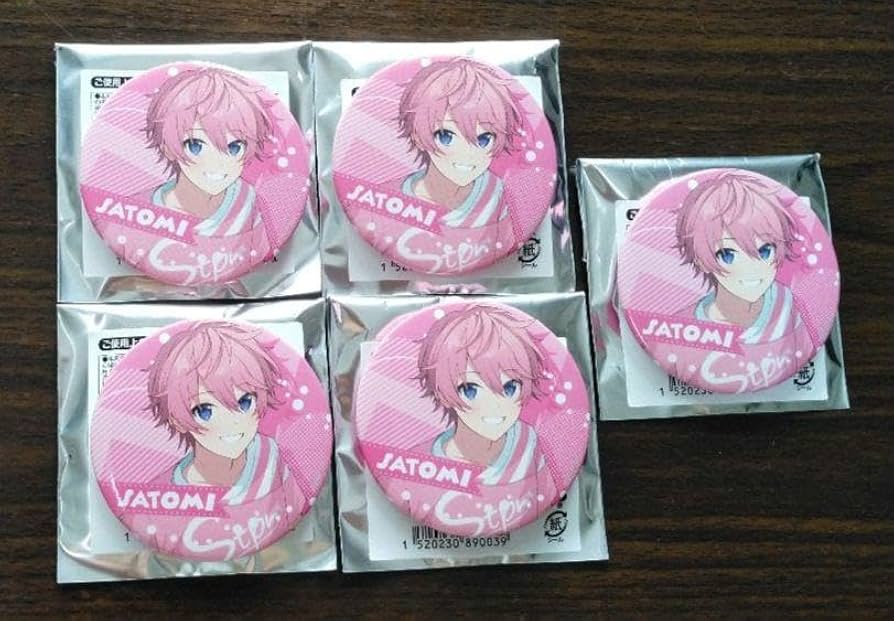 すとぷり さとみ 缶バッチ ふぁんみ ファンミ 等身 さとみくん 缶