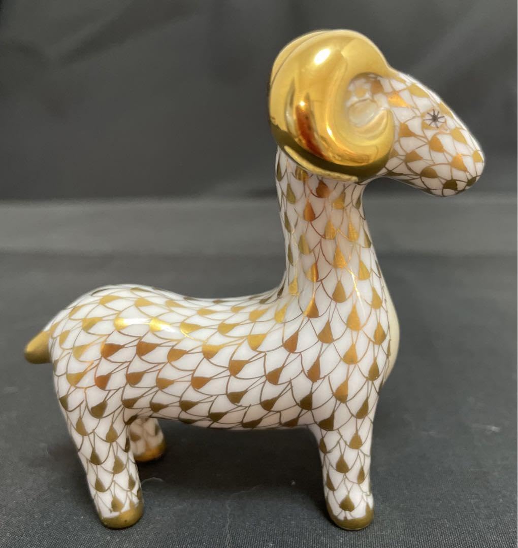 Herend(ヘレンド)フィギュリン 干支磁器置物 『酉(とり)』Red赤 2005年