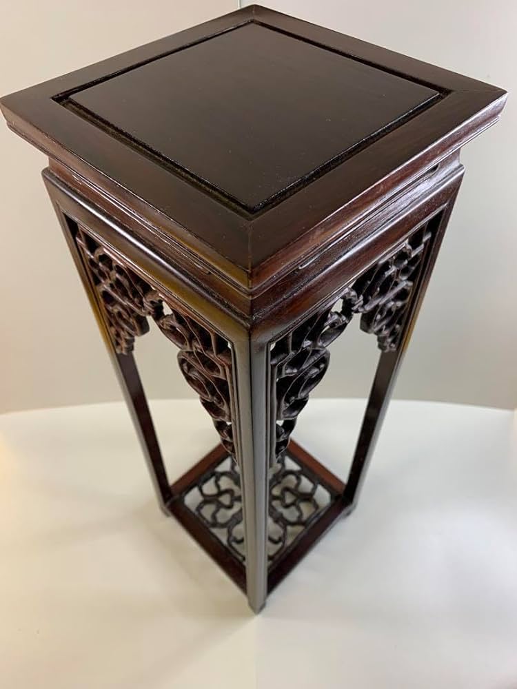 花台 中国 古唐木紫檀製 花台飾台香炉台 中国美術 日本美術