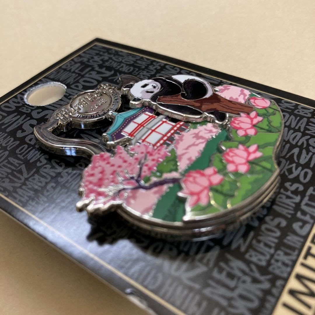 希少 HARD ROCK CAFE パンダ 5個セット ピンバッチ 東京 上野 Hard