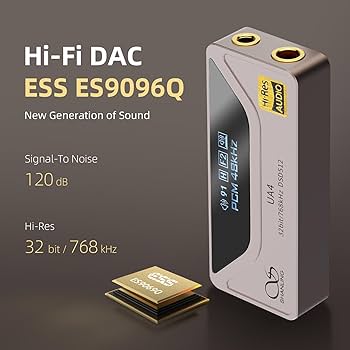 Amazon.co.jp: SHANLING UA4ヘッドホンアンプ、ポータブルUSB DAC AMP