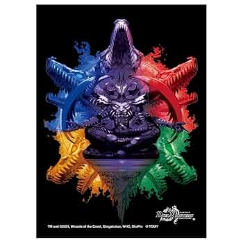 むにゅんさん 専用 デュエルマスターズカード 黒月の神帝 スリーブ