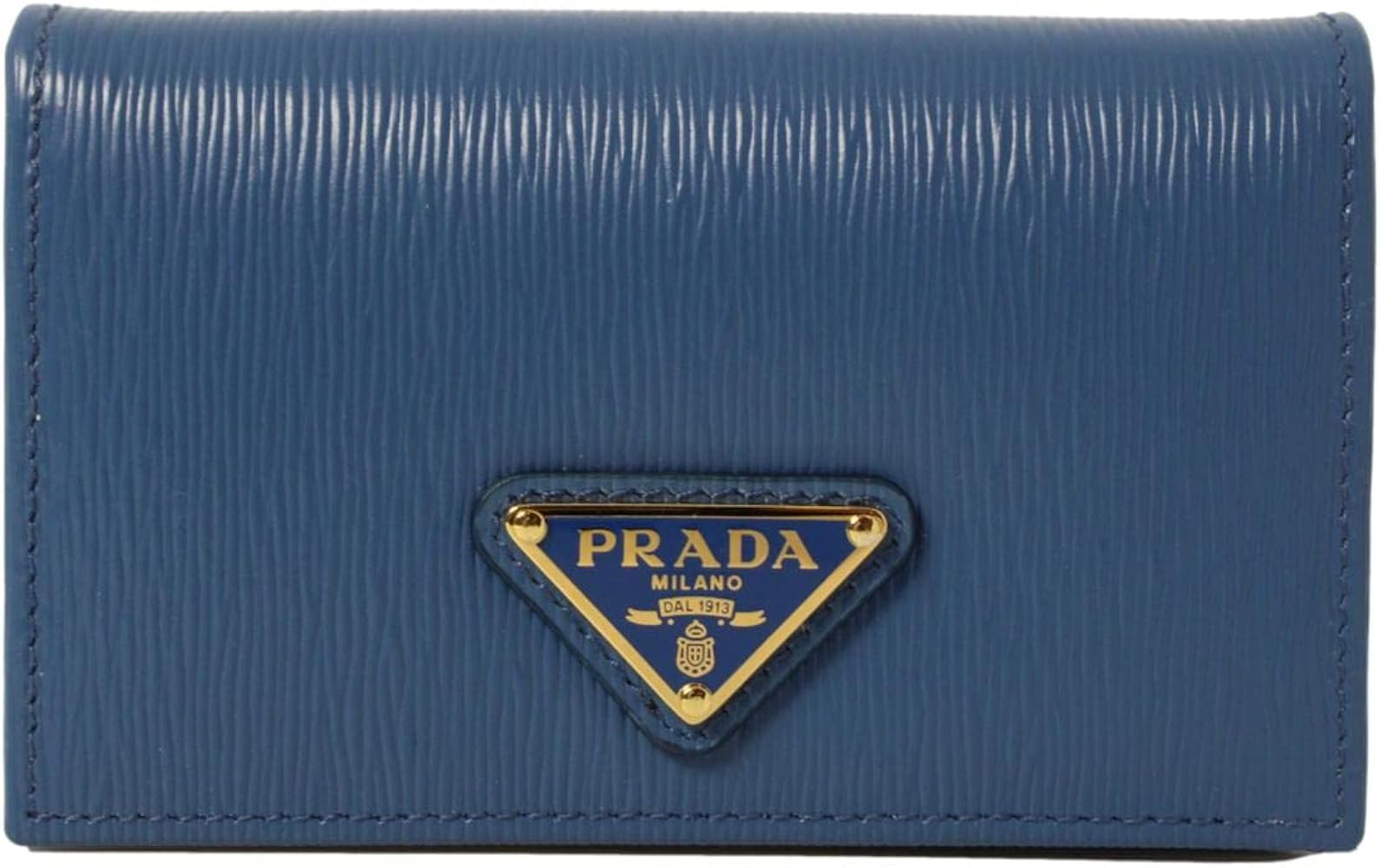 Amazon.com: Prada Vitello 'Move' Signature Logo Plaque Card Case
