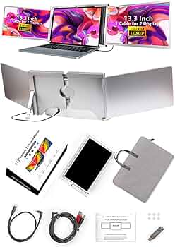 Amazon.co.jp: 【超軽量1.35kg～】 ノートPC用 デュアルモニター