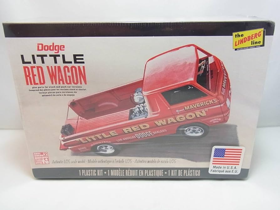 Amazon | LINDBERG 1/25 DODGE LITTLE RED WAGON ダッジ リトルレッド