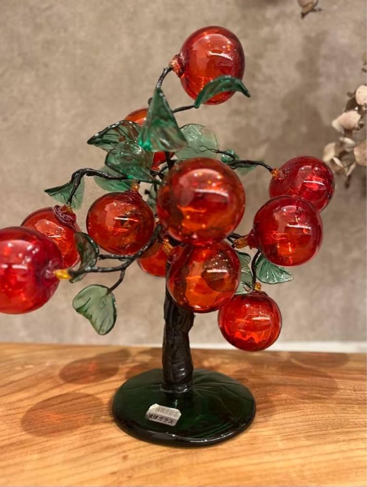 琉球ガラスのオブジェ 琉球ガラス 花瓶 ガラスオブジェ ガラス工芸 24cm