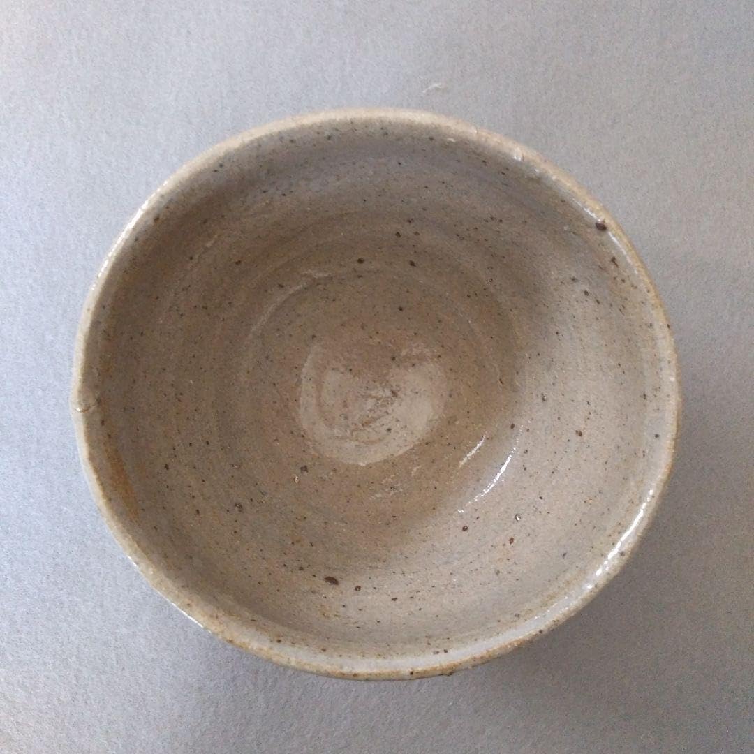 西岡小十 氏作 絵唐津茶碗 絵唐津△○□文茶碗 合わせ