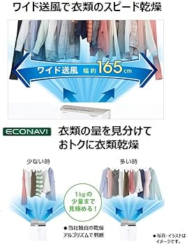 Amazon | パナソニック 衣類乾燥除湿機 ナノイーX搭載 デシカント方式
